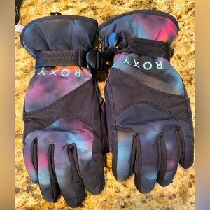 Roxy ski gloves size Small girls